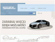 Tablet Screenshot of kalisz.skup-aut-samochodow.pl
